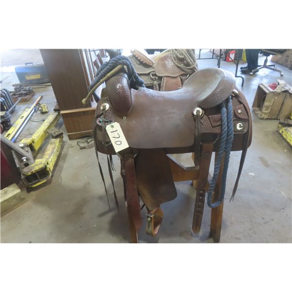Billy Cook Custom Made Roping Saddle