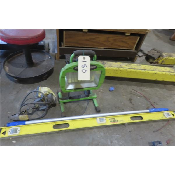 48" Level, 2 Work Lights, and Handle