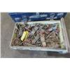 Image 2 : Box Full of Pulleys and Metal Tool Box