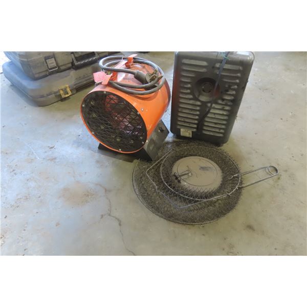 Construction Heater and Live Catch Fish Holder