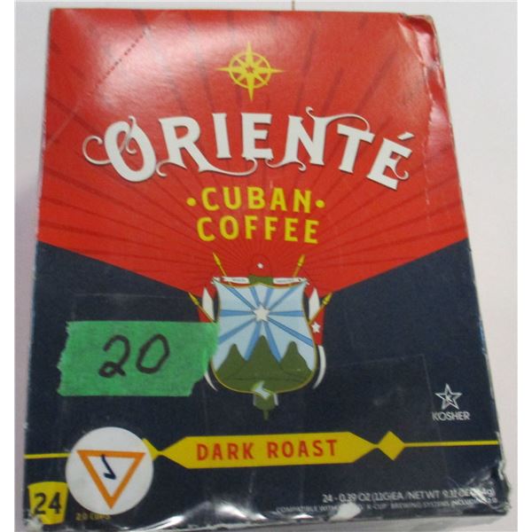 SHELF PULLS (AS IS):  ORIENTE DARK ROAST COFFEE (APPROX. 24 CUPS)