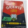 Image 1 : SHELF PULLS (AS IS):  ORIENTE DARK ROAST COFFEE (APPROX. 24 CUPS)