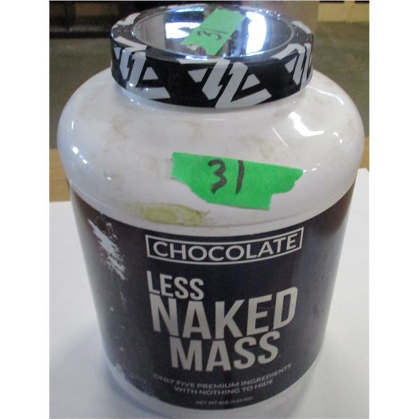SHELF PULLS (AS IS):  CHOCOLATE NAKEAL MASS (8 LBS) - JAR