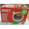 Image 1 : SHELF PULLS (AS IS):  MAUDS K-CUP MEDIUM ROAST COFFEE (APPROX. 20) - BOX