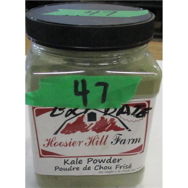 SHELF PULLS (AS IS):  KALE POWDER - JAR