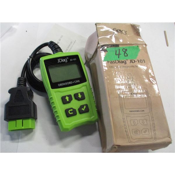 SHELF PULLS (AS IS):  FASDIAG JDIOI OBOII CAR DIAGNOSTIC SCANNER