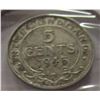 Image 1 : 1945C NEWFOUNDLAND SILVER FIVE CENT