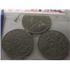 Image 1 : 1927, 1928 & 1929 CANADA KING GEORGE V SET OF NICKELS