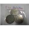 Image 3 : 1922, 1923 & 1924 CANADA KING GEORGE V NICKEL