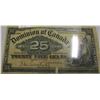 Image 1 : 1900 DOMINION OF CANADA 25 CENT SHIN PLASTER