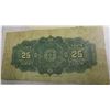 Image 2 : 1900 DOMINION OF CANADA 25 CENT SHIN PLASTER