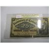 Image 3 : 1900 DOMINION OF CANADA 25 CENT SHIN PLASTER
