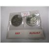 Image 7 : 1999 CH/BU MILLENIUM JULY & AUGUST MILLENIUM QUARTER SET