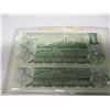 Image 4 : 1973 CRISP UNCIRCULATED SEQUENTIAL SERIAL NUMBER LAST OF CANADA $1 BILLS
