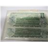 Image 8 : 1973 CRISP UNCIRCULATED SEQUENTIAL SERIAL NUMBER LAST OF CANADA $1 BILLS