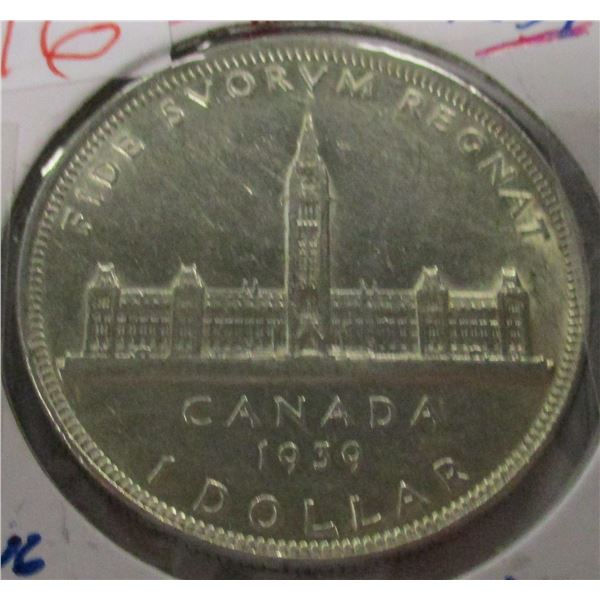 1959 CANADA KING GEORGE VI PARLIAMENT SILVER DOLLAR
