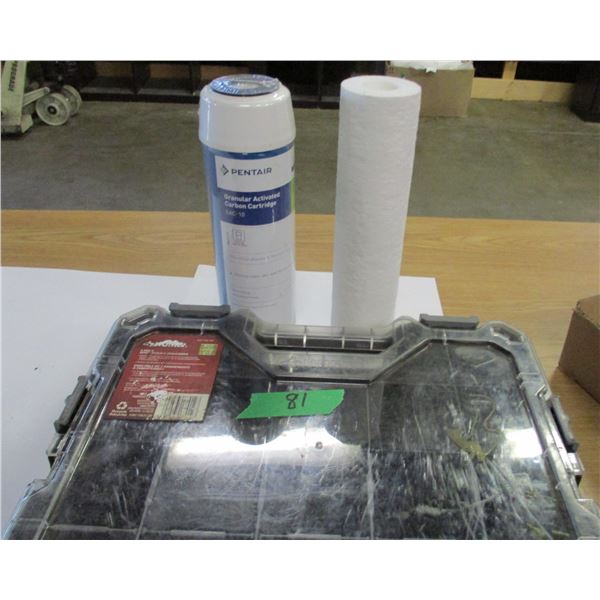 FLAT C/W 2 FILTERS, 1 CARRY CADDY