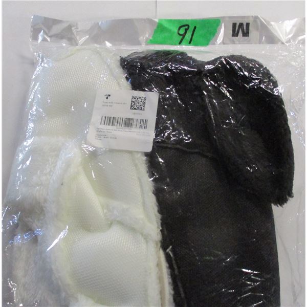 AMAZON RETURNS (AS IS):  SLIPPERS (SIZE MEDIUM) - 2 PAIR