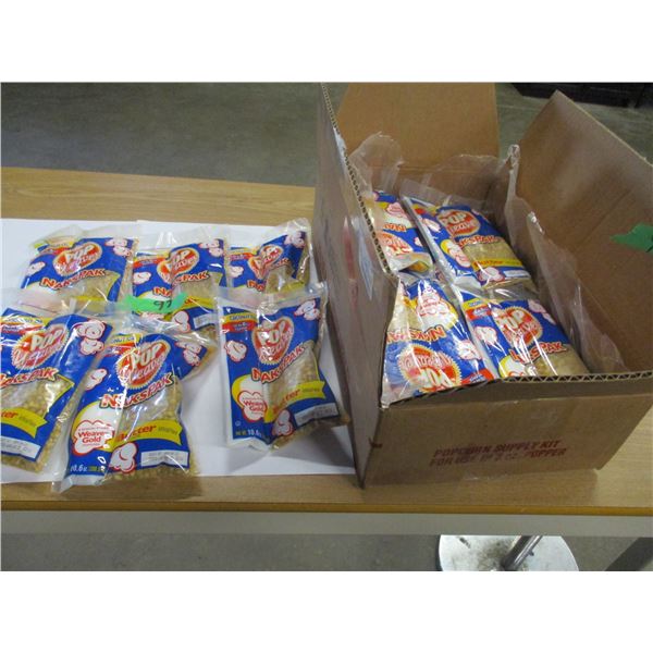 SHELF PULLS (AS IS):  CASE OF 24 BAGS OF POPCORN