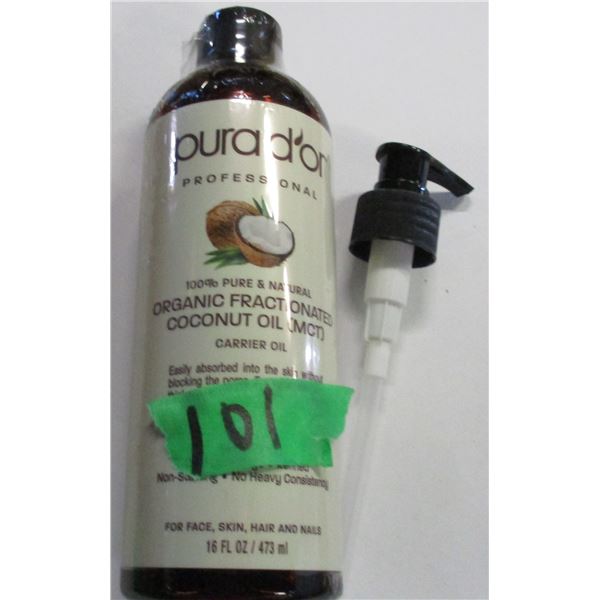 SHELF PULLS (AS IS):  COCONUT OIL (15 FL. OZ)