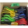 Image 1 : SHELF PULLS (AS IS):  BOX C/W 18 PAIR SCISSORS