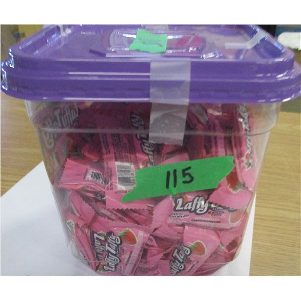SHELF PULLS (AS IS):  LAFFY TAFFY CANDY - CONTAINER