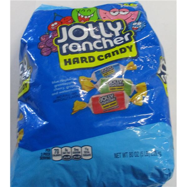 SHELF PULLS (AS IS):  JOLLY RANGER HARD CANDY (5 LBS) - BAG