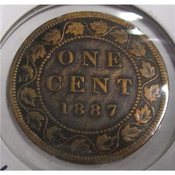1887 CANADA VICTORIAN LARGE PENNY