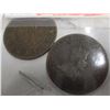 Image 1 : 1882H VICTORIAN & 1903 KINGEDWARD VII CANADA LARGE PENNY