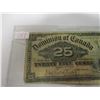 Image 10 : 1900 DOMINION OF CANADA 25 CENT SHIN PLASTER