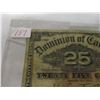 Image 7 : 1900 DOMINION OF CANADA 25 CENT SHIN PLASTER