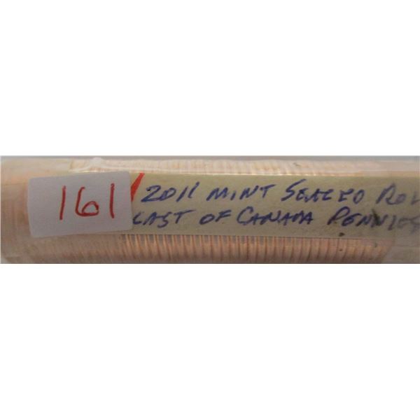 2011 MINT SEALED ROLL OF LAST OF CANADA PENNIES