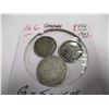 Image 3 : 1888 DIME, 1900 SILVER FIVE CENT & 1901 SILVER FIVE CENT CANADA VICTORIAN COINS