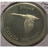Image 1 : 1967 PROOF CAMEO CANADA SILVER DOLLAR