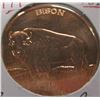 Image 1 : 1 OZ BISON COPPER COIN
