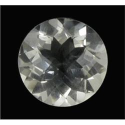 8.71ct Ultimate Flawless Quartz Crystal Gem Round Checker Cut (GEM-21600)