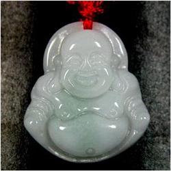 29.0ct Natural Jade Lucky Buddha Pendant (JEW-1708)