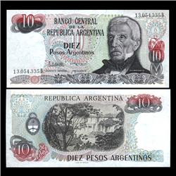 1983 Argentina 10 Peso Note Crisp Uncirculated (CUR-05947)