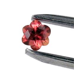 0.5ct Top Clean Flower Cut Orange Songea Sapphire (GEM-4289B)