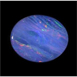 2.91ct Australian Black Opal Doublet Full Fire (GEM-22598B)