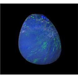 1.89ct Australian Black Opal Doublet Full Fire (GEM-22395A)