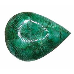 432ct Flower Carving Masterpiece S. American Emerald Gem (GEM-9448)