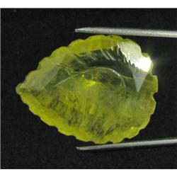 46.5ct Excellent Lemon Citrine Loose Gem Carving (GEM-12316)