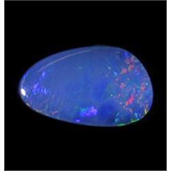 2.05ct Australian Black Opal Doublet Full Fire (GEM-22618D)
