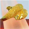 Image 6 : 23k Solid Yellow Gold Dolphin Ring 7.7 grams (JEW-1430)