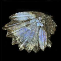 45.5ct Handcarved Rare Australian Boulder Opal Indian (GEM-20383)