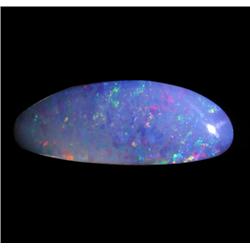 6.36ct Australian Black Opal Doublet Full Fire (GEM-22590A)