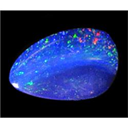 2.15ct Australian Black Opal Doublet Full Fire (GEM-22616A)