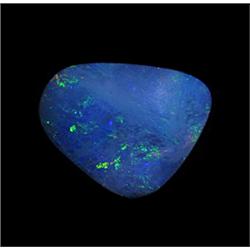10.05ct Australian Black Opal Doublet Full Fire (GEM-20385)