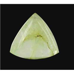16.1ct Fine Prehnite Gem Trillion Cut (GEM-20708)